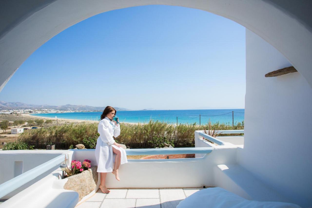 Naxian Riviera Exclusive Seafront Suites, Junior Suite Agios Prokopios  Buitenkant foto