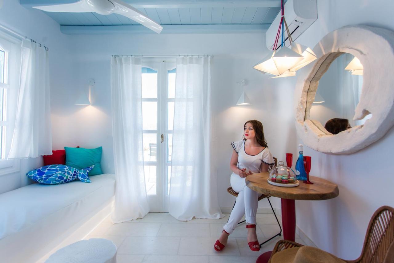 Naxian Riviera Exclusive Seafront Suites, Junior Suite Agios Prokopios  Buitenkant foto