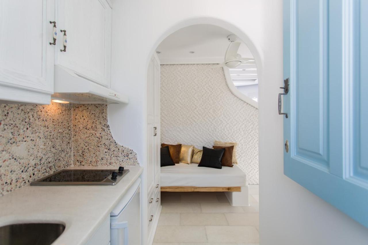 Naxian Riviera Exclusive Seafront Suites, Junior Suite Agios Prokopios  Buitenkant foto